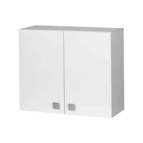 Pensile montato cucina Bianco Frassinato 2 ante Cm 80x33xH 69 - consegnato già montato (1/2)