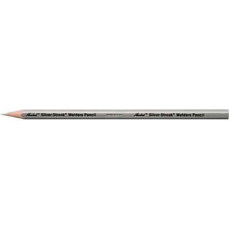 Crayon de soudeur SILVER STREAK WELDER PENCIL argent - 17,5 cm - MARKAL