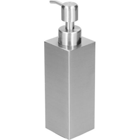 Distributeur De Savon - Acier Inoxydable 304 - Capacité 250 Ml - Pression Manuelle - Pour Salle De Bain Hotel Commerce - 1 Pièce (1/4)
