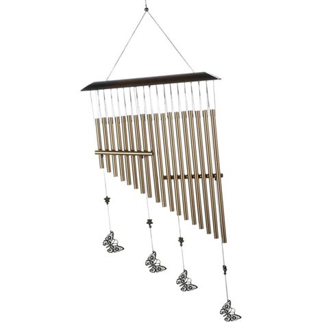1 pièce avec Tubes Aluminium Décoration Éolienne pour Jardin et Cloche Suspendue Feng Shui (1/5)