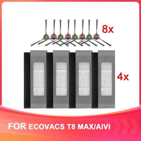 Accessoires et fournitures de remplacement pour aspirateur robot ECOVACS T8 MAX/AIVI