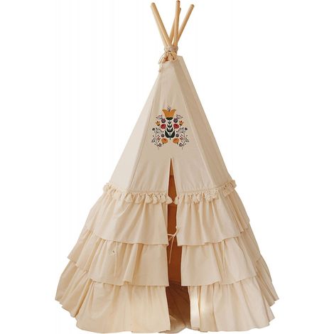 Tente tipi enfant natural colors - Beige (1/5)