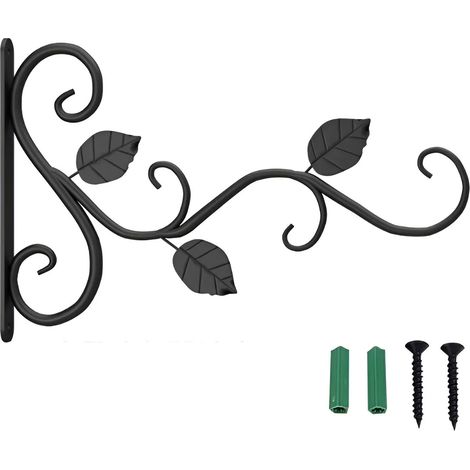 Support mural pour pot de fleurs avec crochet pour plante Fdfghj (1/5)