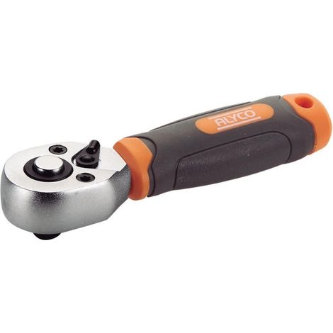 LLAVE DE CARRACA CORTA DE 1/4" ALYCO ORANGE