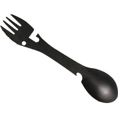Tragbarer, gabelförmiger Flaschenöffner  Multifunktionales Werkzeug für Camping und Kochen (Löffel) - 2019