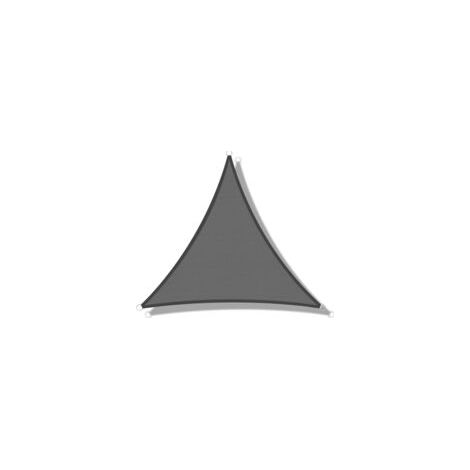 Voile d'ombrage Triangulaire 3x3x3m Toile Ombrage Respirant pour Jardin Extérieur Terrass (1/5)