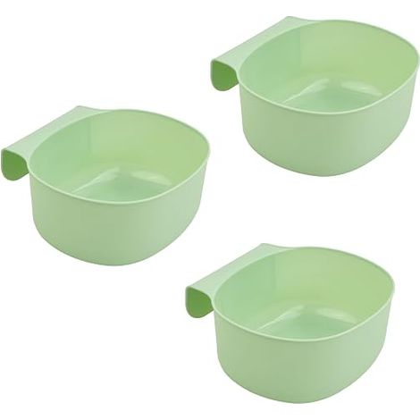 Coupelle de Collecte pour Déchets Cuisine, Boîte de Rangement pour Suspendue, Bac Poubelle Collecteur pour Plan de Travail, Récipient à Accrocher, Bacs à Déchets de Armoire (1/5)