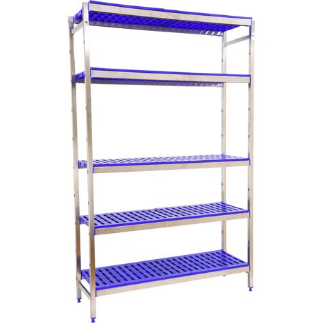 Simonrack Mensola Professionale Blu Inox 5 Livelli