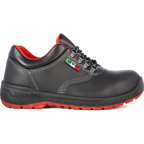 Lewer 107 S3 SRC Sicherheitsschuhe - 44 EU - Schwarze