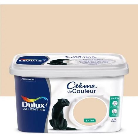 Valentine Crema di Colore Satin 2,5l Conchiglia Uovo - Dulux Valentine