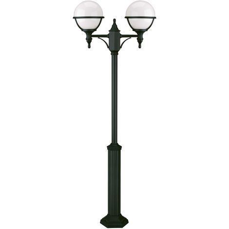 Pôle classique à 2 bras CLIC-CLAC GLOBO IP44 E27 2x42W 1920mm Noir (1/3)