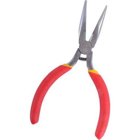 Pince à becs miniatures 1/2 ronds droits 125 mm haute 09477
