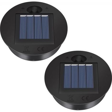 Set mit 2 Ersatz-Lampenschirmen für Solarleuchten – Lampenschirme für Solarpaneele, Laternen, Ersatzteile für Solaranlagen (1/5)