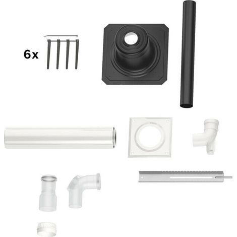Bosch Abgaszubehör FC-Set60-B53 Grundbausatz B53, d:60, 7738112781 (1/2)
