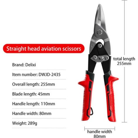 Ciseaux multifonctionnels pour l'aviation, cisailles à tôle, cisailles à métaux, outils industriels multifonctionnels pour le bricolage (1/5)