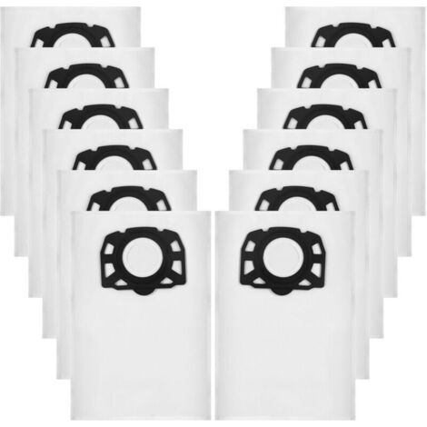 BARKBUSTERS12 Sacs d'aspirateur KFI 357, adaptés aux aspirateurs eau et poussière Kärcher WD3 WD2 Plus KWD3 KWD2 KWD1 MV3 WD3.200-WD3.800M SE4001 SE4002