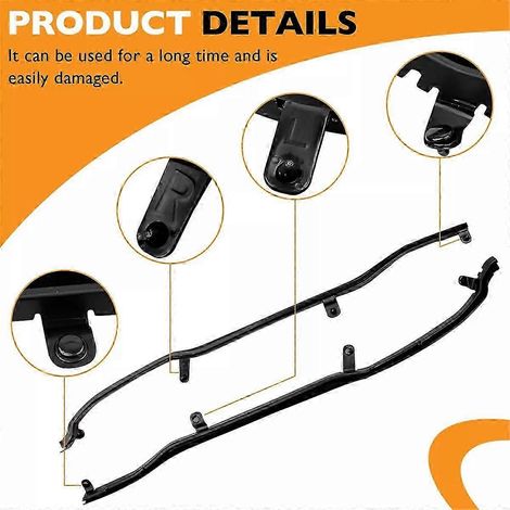 Joint d'étanchéité de cadre de porte arrière pour Ford Explorer 2011-2019 BB5Z7825324B BB5Z7825325B Pièce de rechange de qualité d'origine (1/4)