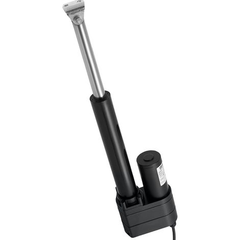 Actionneur Linéaire 12V, Course 200mm, Capacité 9000N, IP65,5mm/s, Avec Supports de Montage pour Machines Industrielles (1/5)