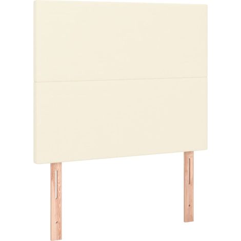 Maison Exclusive - Kopfteil Creme 80x5x118/128 cm Kunstleder