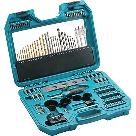 Makita P-90370 - Set di accessori per trapano e punte Pro, 120 pezzi, colore: Verde (1/4)