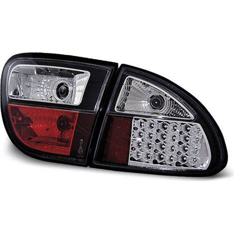 Paire de feux arriere Seat Leon 99-04 LED noir