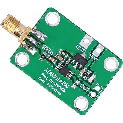 Module détecteur de fréquence RF/micro-ondes/carte de détection AM 0,1‑2,5 GHz, accessoire AD8361 (1/5)