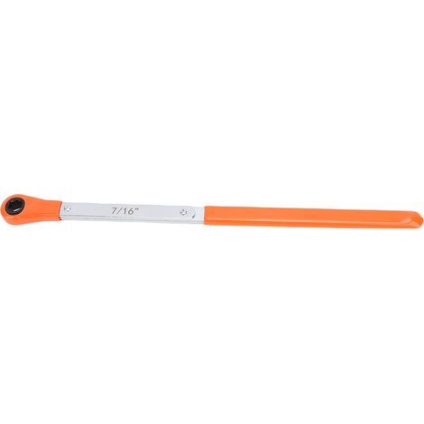 Automatic ratchet wrench for heavy-duty brake adjustment – extra-long 7/16" handle – heavy-duty steel (1/5)