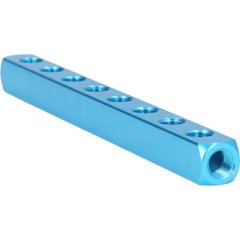 Répartiteur pneumatique, bloc de distribution d'air en aluminium, adapté aux équipements automatisés AL-8 (1/5)