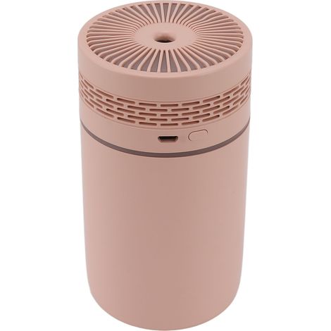 Humidificateur coloré avec veilleuse intégrée, mini humidificateur de bureau/voiture rose, idéal pour la chambre ou le bureau. (1/5)