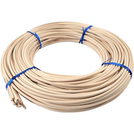 Midollino naturale in rattan Ø 4 mm per sedie, intrecci, confezione da 3 metri (1/5)
