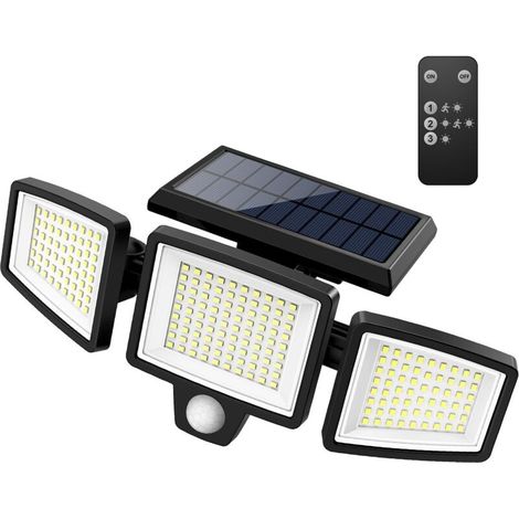 Outdoor Solar Light with Motion Sensor, 210 LEDs/2500LM Outdoor Solar Light, 3 Modes, 270° Beam Angle