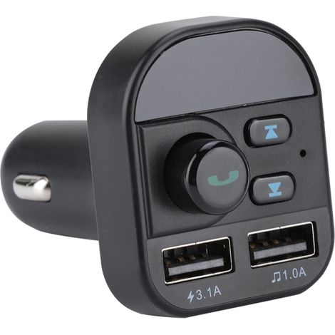 Autoradio FM Bluetooth MP3 HD Mains-Libres Vehicule Ports USB Double Chargeur (1/5)