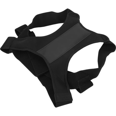 Ceinture lombaire ajustable pour homme et femme, correcteur de posture dorsal respirant pour le bureau (1/5)