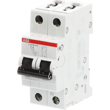 Interruttore S200M 1P+N (Neutro a destra) C4 10kA NA - ABB2CDS271103R0044