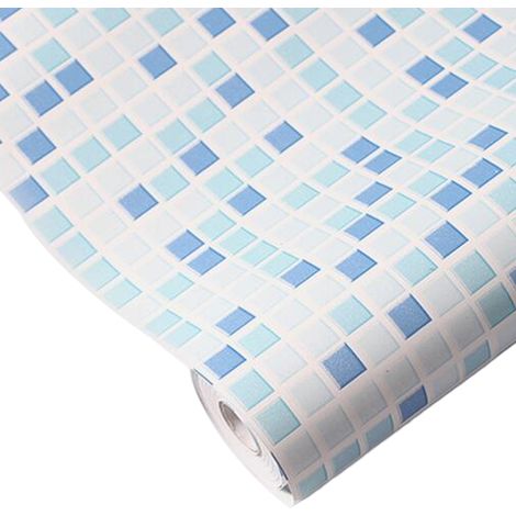 Autocollant Mural - Vinyle PVC Imperméable - Pour Cuisine Salle De Bain Carrelage Mur Lisse - 10 Pièces (1/5)