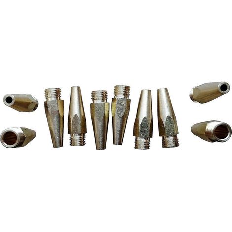10pcs For Sandblaster Gun Replacement Metal Tip Nozzle For Spray Gun Kit Fx (1/3)