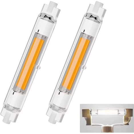 R7S LED 118mm Dimmbar, Kaltweiß 6000K 3000LM, R7S LED Lampen Ersatz für 300W J118mm Halogenstab, Led Stab Kein Flackern, 360°Abstrahlwinkel, 2er Pack (1/5)