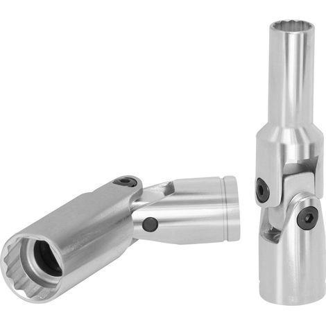 KS Tools 3/8" CHROMEplus Douille à 12 points avec joint, 7/16 (1/2)