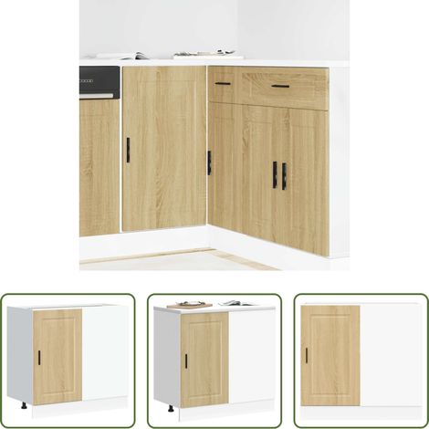 vidaXL Sonoma-Eiche -  Küchenunterschrank Porto Sonoma-Eiche Holzwerkstoff (1/5)