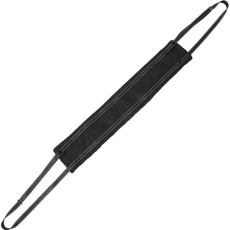 Arnés de sujeción portátil para perros de asistencia, color poliéster negro. (1/5)