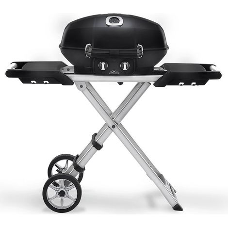 Napoleon – Barbecue à gaz 2 brûleurs – Chariot pliable – Grilles en fonte pour cuisson uniforme – Idéal pour pique-nique et camping (1/10)