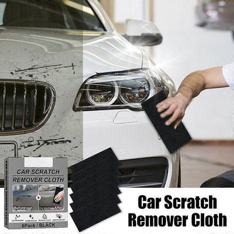 Lot de 6 chiffons Nanos pour réparer les rayures de voiture - Solution facile pour les petites rayures de peinture (1/4)