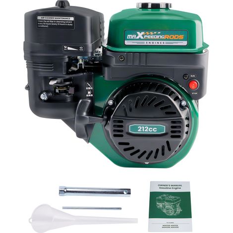 212ccm Benzinmotor 7PS 3,6KW 4-Takt OHV horizontaler Gasmotor Einzylinder Benzin (1/5)
