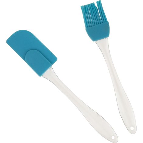 TG56161 SPATEL + BÜRSTE SILIKONBÜRSTE SPATEL 2 Stück (1/5)