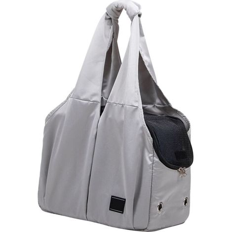Atmungsaktive, tragbare Haustiertransportbox für Katzen, Schultertasche, warme Wintertransportbox für kleine Hunde und Katzen, hautfreundlich, komfortable Belüftung, leichtes Design.