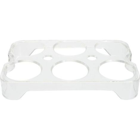 Contenitori per uova da frigorifero (confezione da 6) - Robusti contenitori in plastica PP - Compatti e riutilizzabili, consentono di risparmiare spazio in cucina e sul piano di lavoro. (1/5)