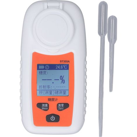 Réfractomètre Brix numérique haute précision, testeur de douceur des fruits, réfractomètre à sucre portable, facile à utiliser, pour usage domestique et commercial. (1/5)