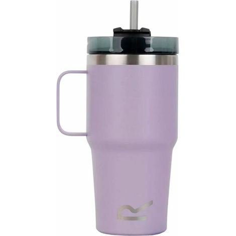 Bicchiere con Cannuccia Regatta Thermo Insulated Mug Prugna 600 ml (1/4)