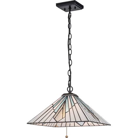 Elstead Alderley Luminaire suspendu à 2 ampoules, bronze vintage (1/5)