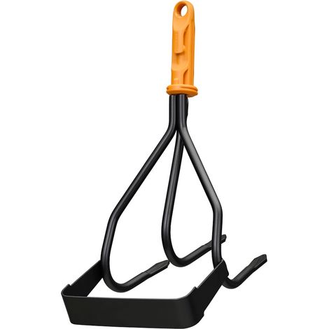 Herramienta de jardinería fiskars hand cultivator with hoe sistema OneClick acero (1/3)